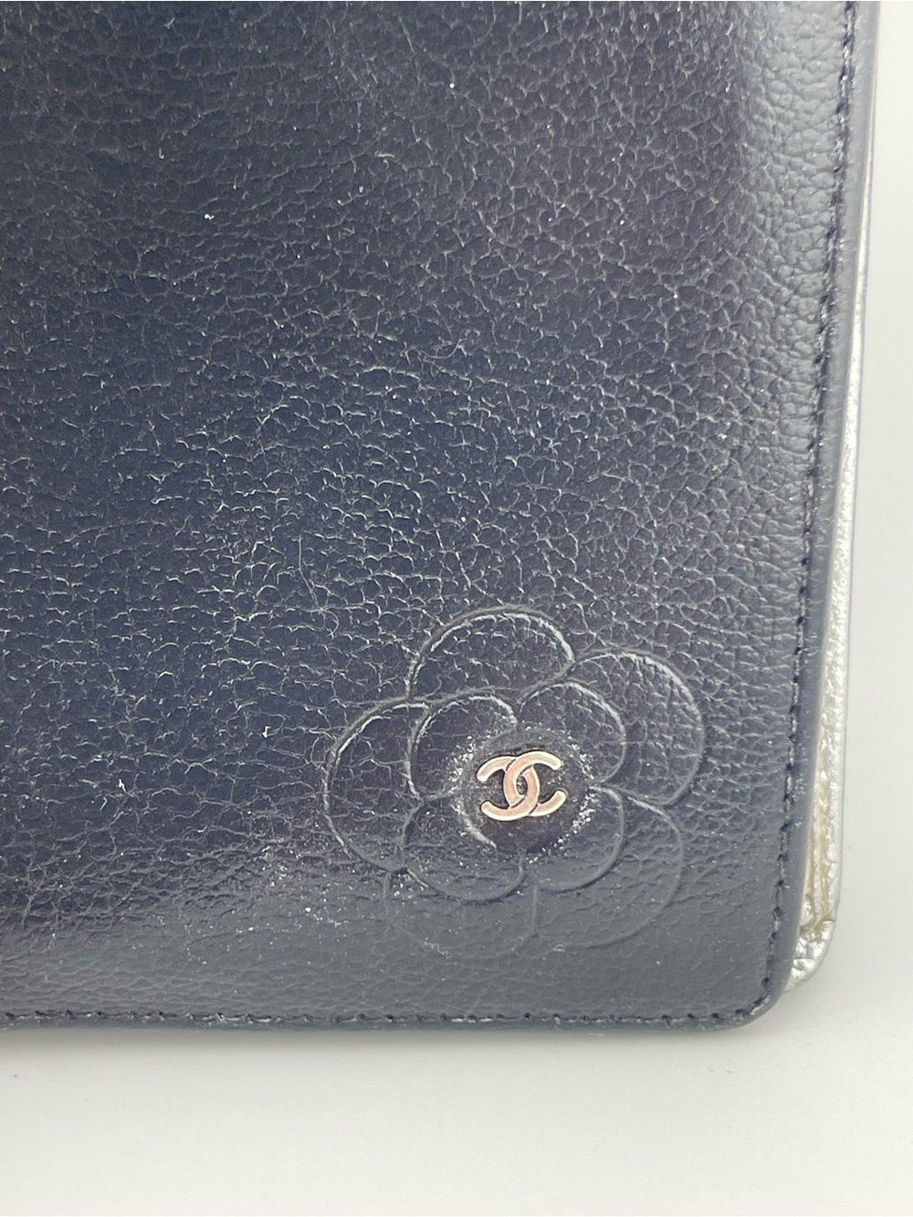 Vintage CHANEL Black Leather Wallet on Chain from 2009-2010. - Picture 9 of 16